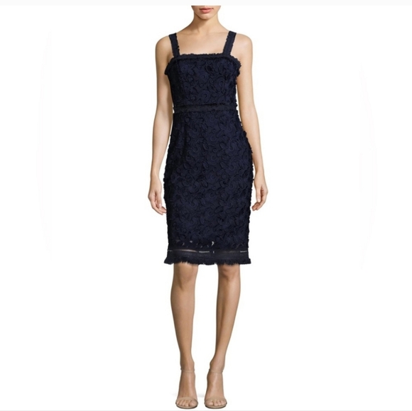 Trina Turk Energetic Navy Blue Cocktail Dress - Picture 2 of 10